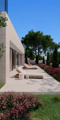 Promoción de villas de lujo en la codiciada ubicación de Santa Eulalia