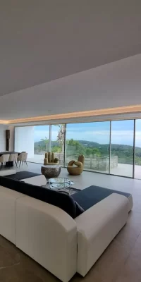 Modern luxury villa with beautiful panoramic views of the sea