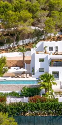 Modern villa with six bedrooms for sale in Es Cubells