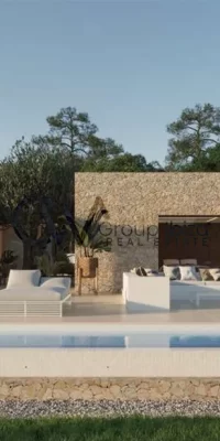 Villa nouvellement construite avec une vue imprenable près de la plage de Cala Conta