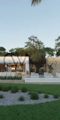 Nieuw gebouwde huis met prachtig uitzicht vlakbij het strand in Cala Conta