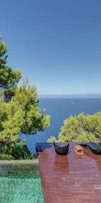 Villa en première ligne avec vue captivante sur le coucher du soleil