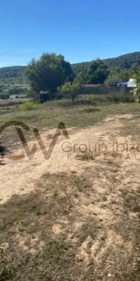 Gioiello nascosto a San Josep – Terreno rurale con licenza e vista spettacolare in vendita