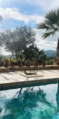 Kürzlich renovierte Finca mit spektakulärem Meerblick in San Rafel-Ibiza zu verkaufen