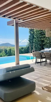 Luxuriöse Privatvilla in Vista Alegre mit wunderschönem Meerblick